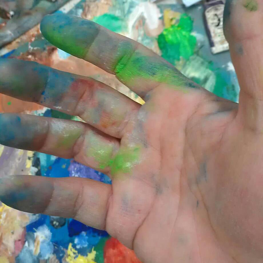 studio paint hand