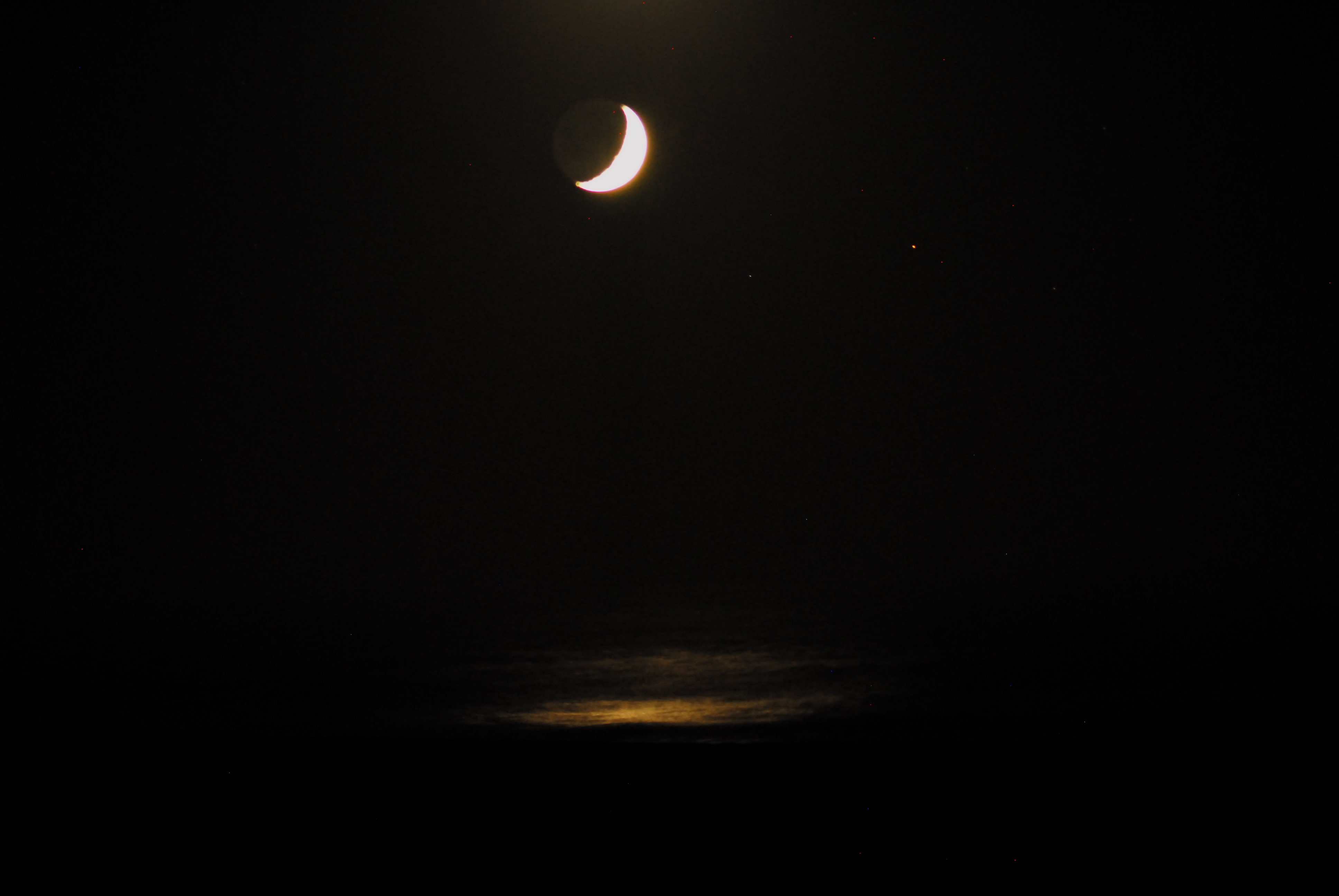 Moon Over Half Moon Bay 2, CA