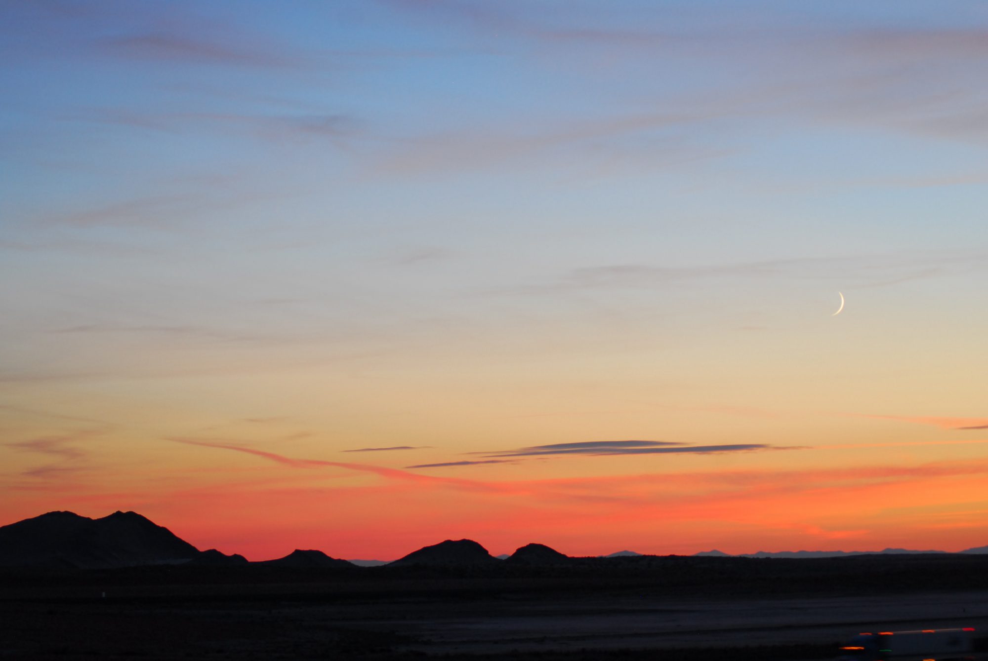 Salt Flats Sunset, Utah, 2010